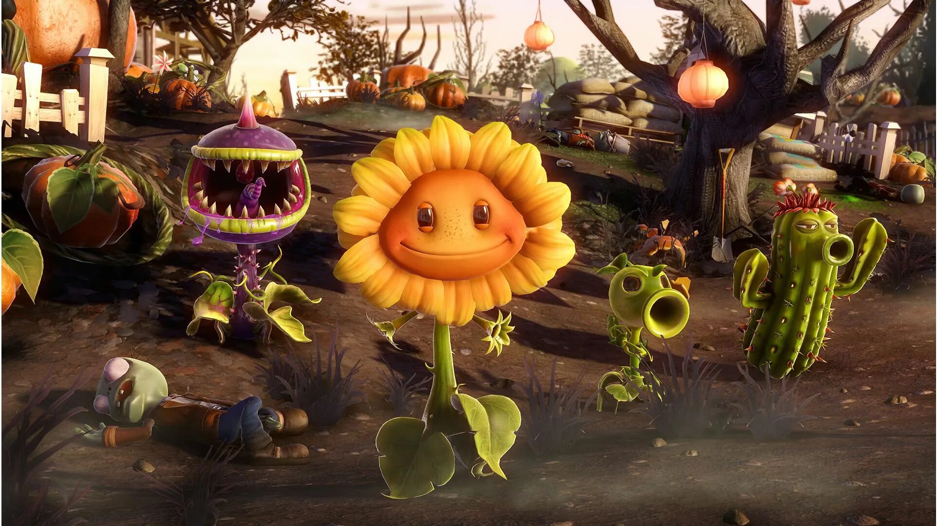 Пвз фото игра Купить Plants vs Zombies: Garden Warfare (Origin)