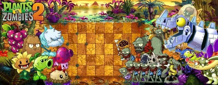 Пвз фото игра Pin di Jurassic Marsh pvz 2