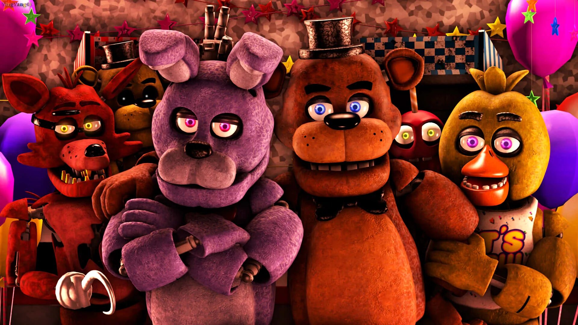 Пять ночей фото 100+ Five Nights At Freddys Desktop Wallpapers Wallpapers.com