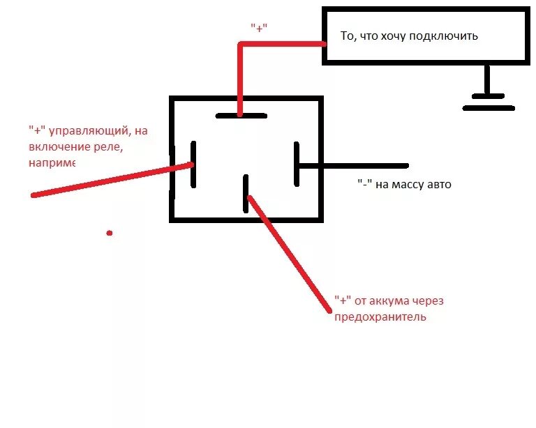 Пяти контактное авто реле схема подключения Подскажите по подключению реле) - Сообщество "DRIVE2 Краснодар" на DRIVE2