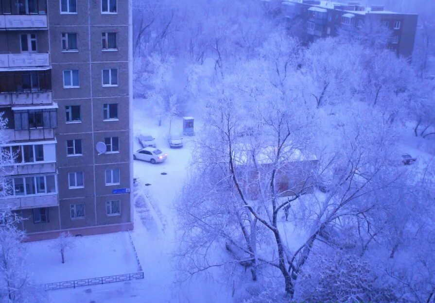 Пятиэтажка зимой фото Зимний городской пейзаж :: Людмила Якимова - Социальная сеть ФотоКто