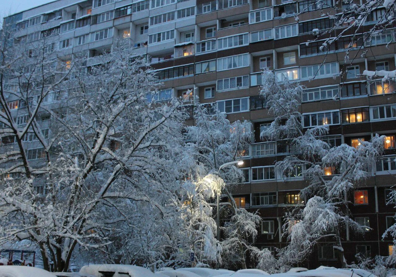 Пятиэтажка зимой фото Зимние панельки - CormanStroy.ru