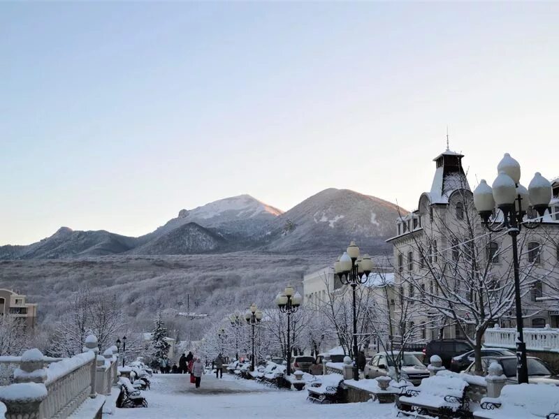 Пятигорск фото города зимой Из Пятигорска в маленький и уютный Железноводск, 3 часа