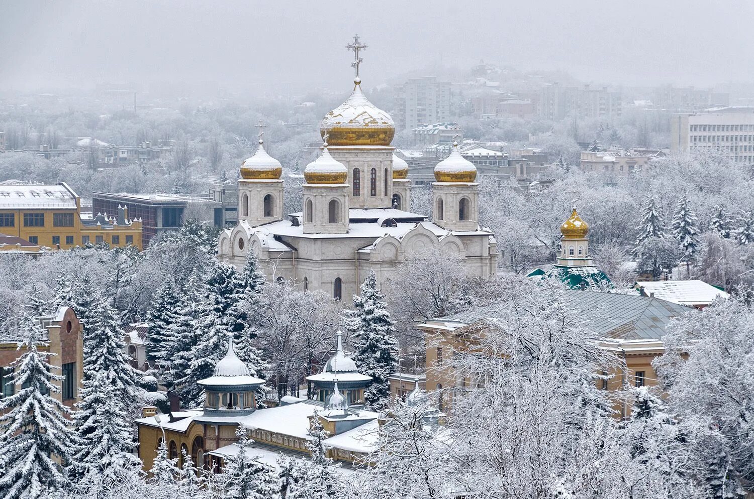 Пятигорск фото города зимой Рождественское путешествие. Пятигорск-Чегемские водопады - Кисловодск : Кавказ, 