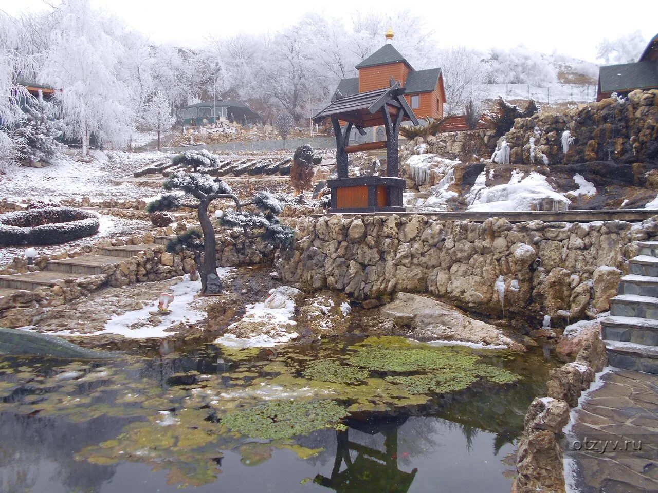 Пятигорск парк родник фото Зимнее очарование нового парка Родник в Пятигорске - рассказ от 13.02.17