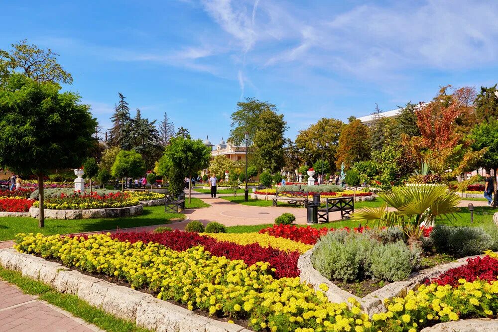 Пятигорск парк цветов фото КМВ. Пятигорск. Парк "Цветник". Осень :: Николай Николенко - Социальная сеть Фот