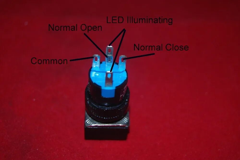 Пятиконтактная кнопка с подсветкой схема подключения 2PCS 16MM RED Square Momentary PUSH BUTTON ILLUMINATED 6.3V DC/AC 5 PINS - AliEx