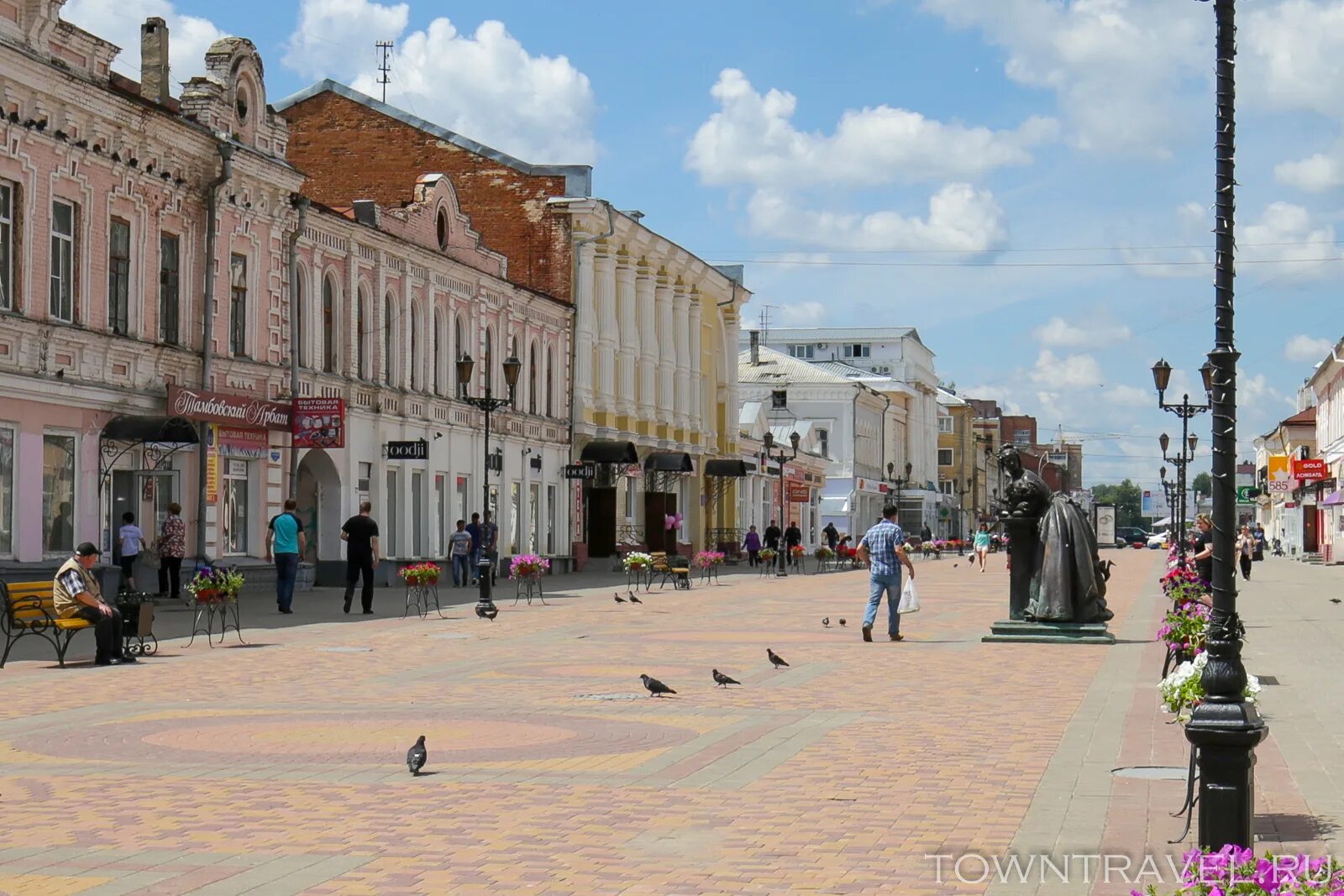 Пятисотка коммунальная ул 21в тамбов фото Пешеходная улица Тамбова - Тамбовский Арбат Путешествия по городам России и зару