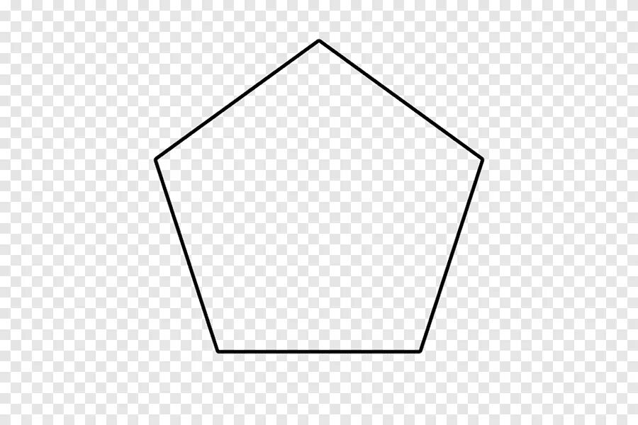 Пятиугольник фото 1 класс Pentagon Regular polygon Geometri Bentuk, bentuk, sudut, putih png PNGEgg