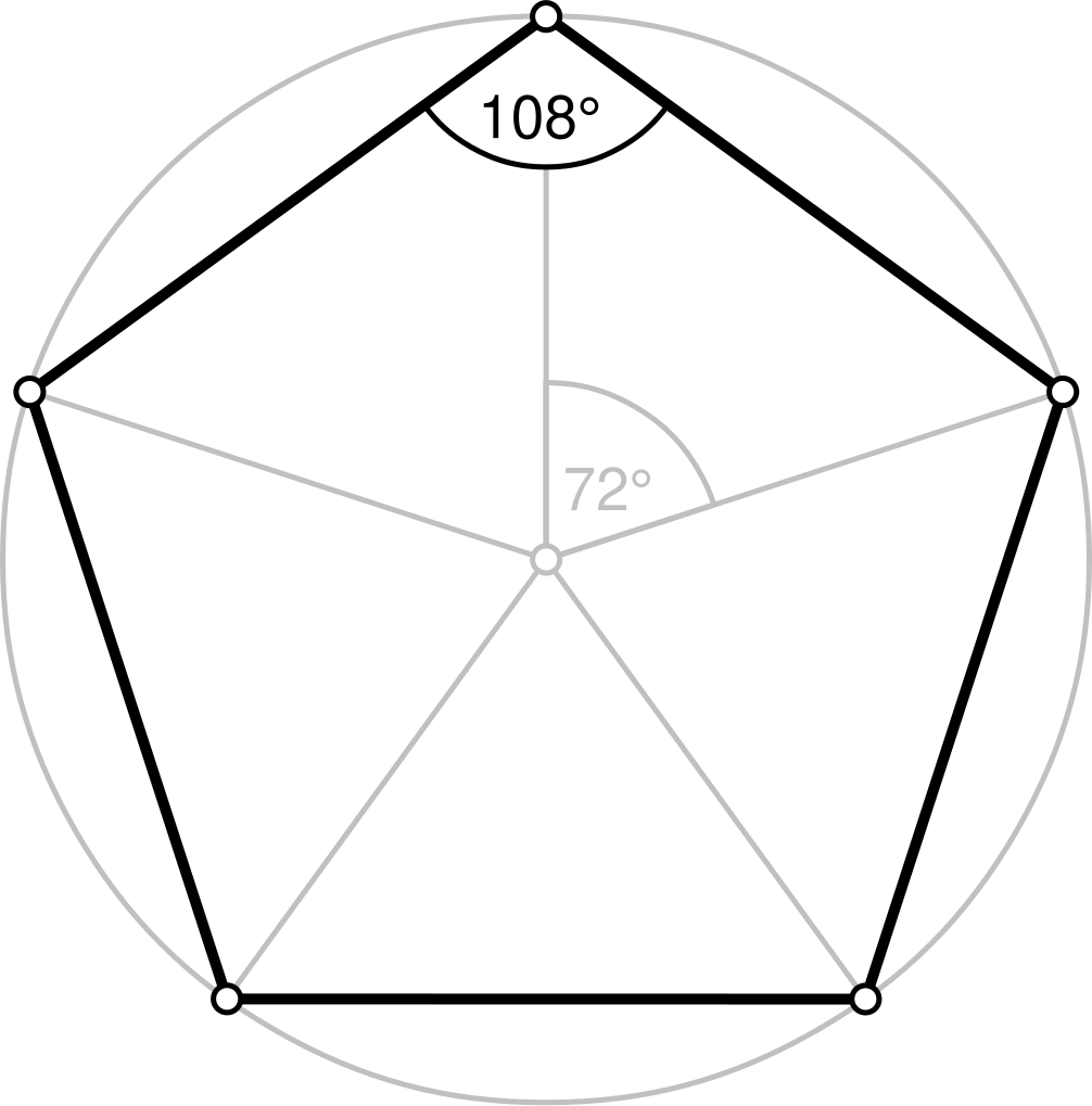 Пятиугольник фото 5 класс File:Regular polygon 5 annotated.svg - Wikipedia