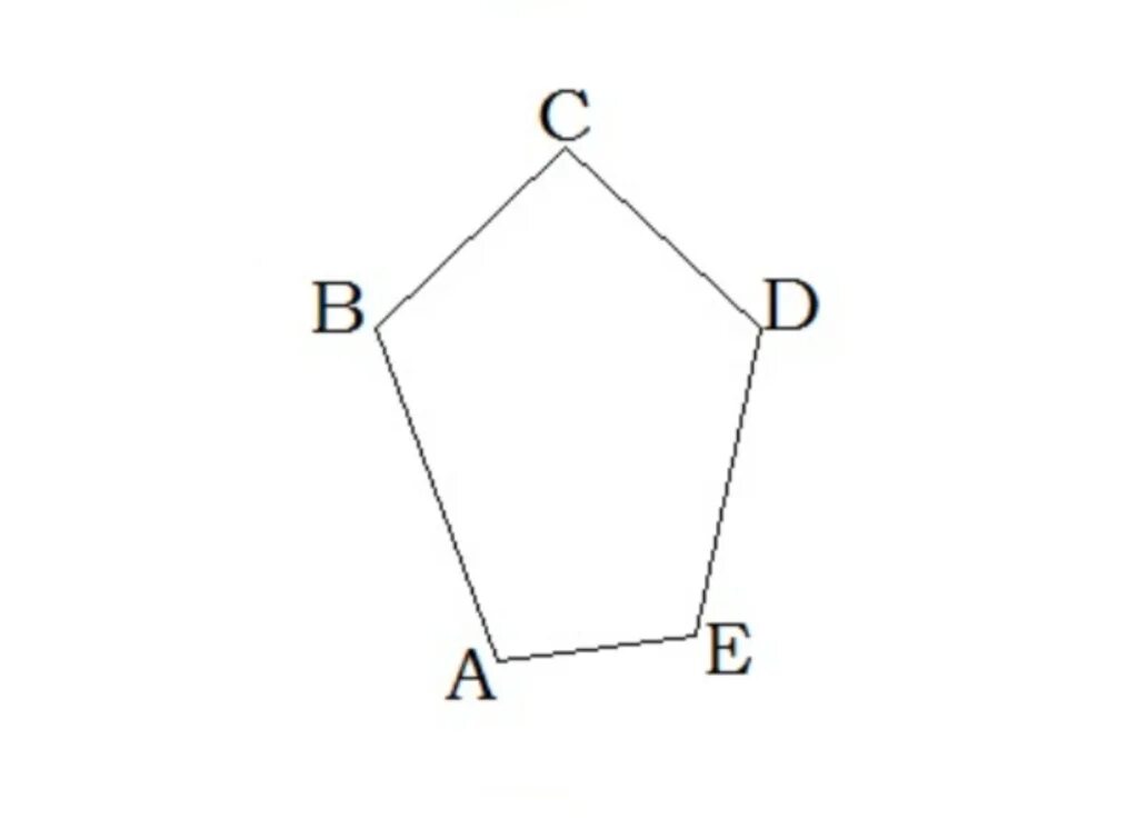 Пятиугольник фото 5 класс Картинки ПЯТИУГОЛЬНИК A B C D E
