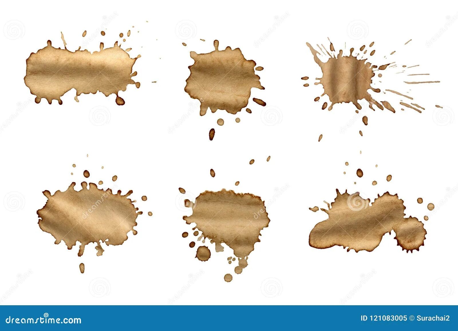 Пятна кофе с молоком фото Coffee Stains Isolated on White Background Stock Image - Image of coffee, dirty: