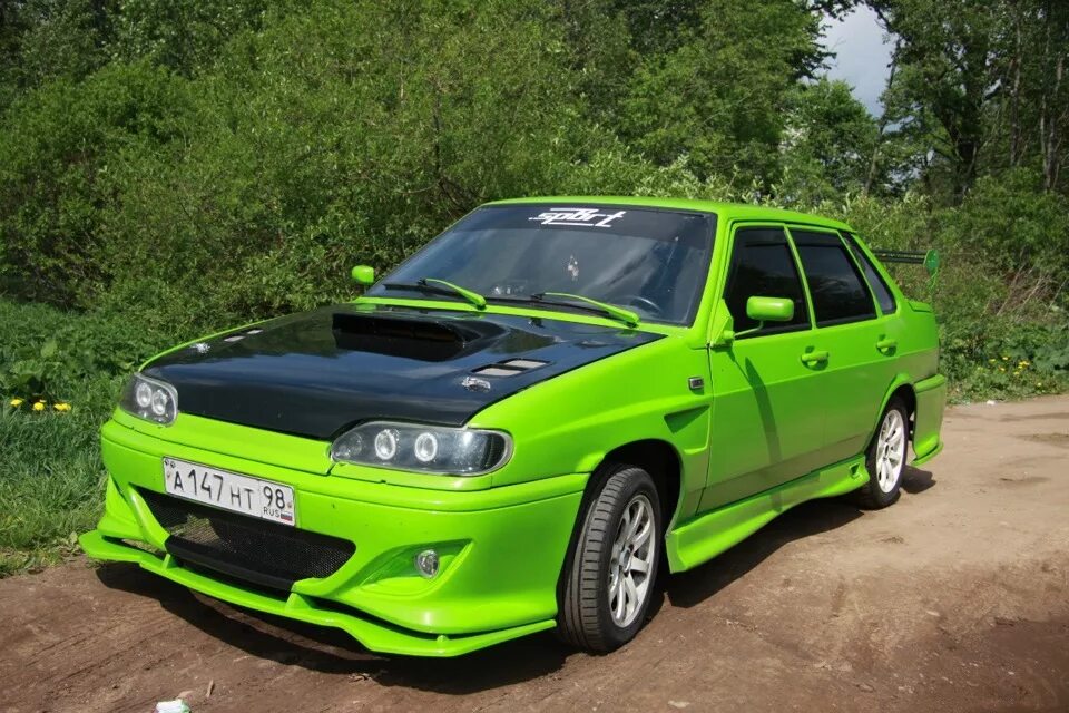 Пятнашка машина тюнинг что еще надо сделать - Lada 2115, 1,5 л, 2005 года просто так DRIVE2