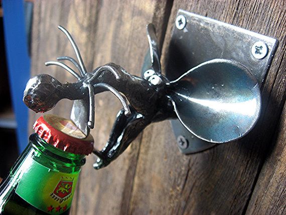 Пятница 7 самоделок Rat Bottle Opener , Wall Mounted and Handmade From Recycled Materials - Etsy Scr