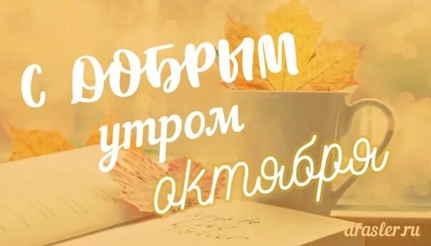 Пятница октябрь доброе утро картинки October morning - найдено 90 картинок