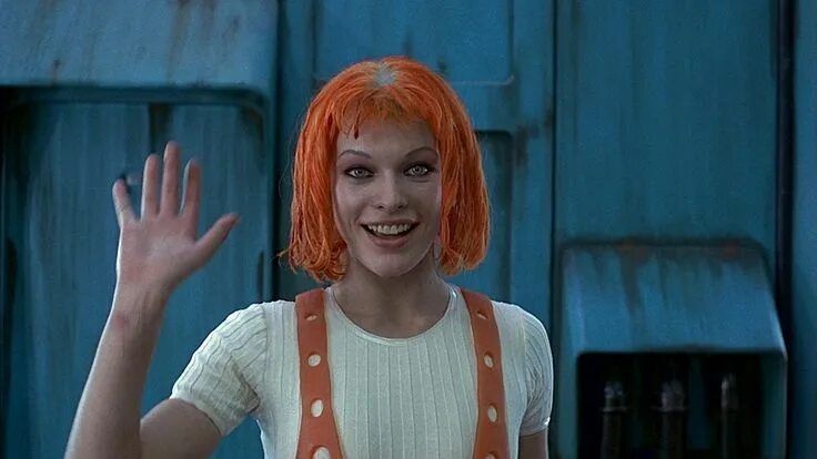 Пятый элемент фото героев The Fifth Element Milla jovovich, Iconic movie characters, Iconic movies