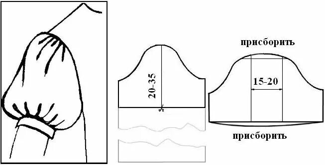 Пышные рукава фонарики выкройка How to draft various sleeves. Learn how to make just the sleeve you want. Шаблон