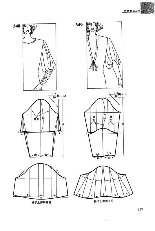 Пышный рукав выкройка giftjap.info - Интернет-магазин Japanese book and magazine handicrafts - Констру
