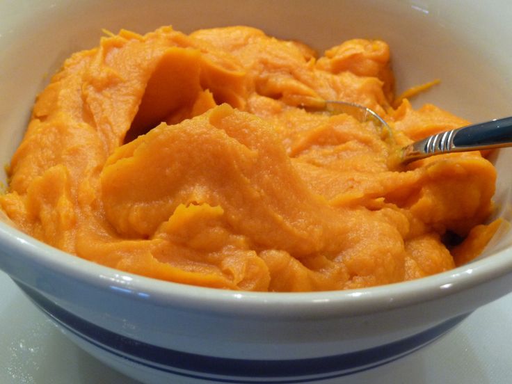 Пюре из батата рецепты приготовления с фото Roasted Sweet Potato Puree w/ Fresh Orange or Lime Juice Sweet potato recipe wit