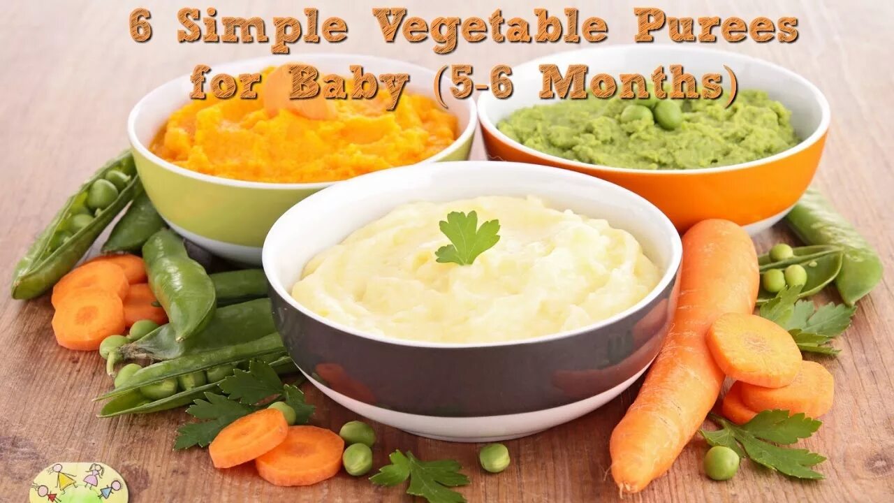 Пюре из овощей рецепты с фото 6 vegetable puree for 5 - 6 months baby Homemade baby food recipes Stage 1 veg b