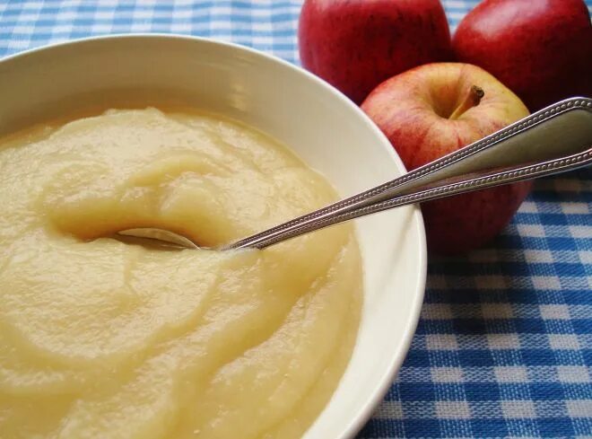 Пюре из яблок фото applesauce Repas bébé, Recettes de cuisine, Idée recette