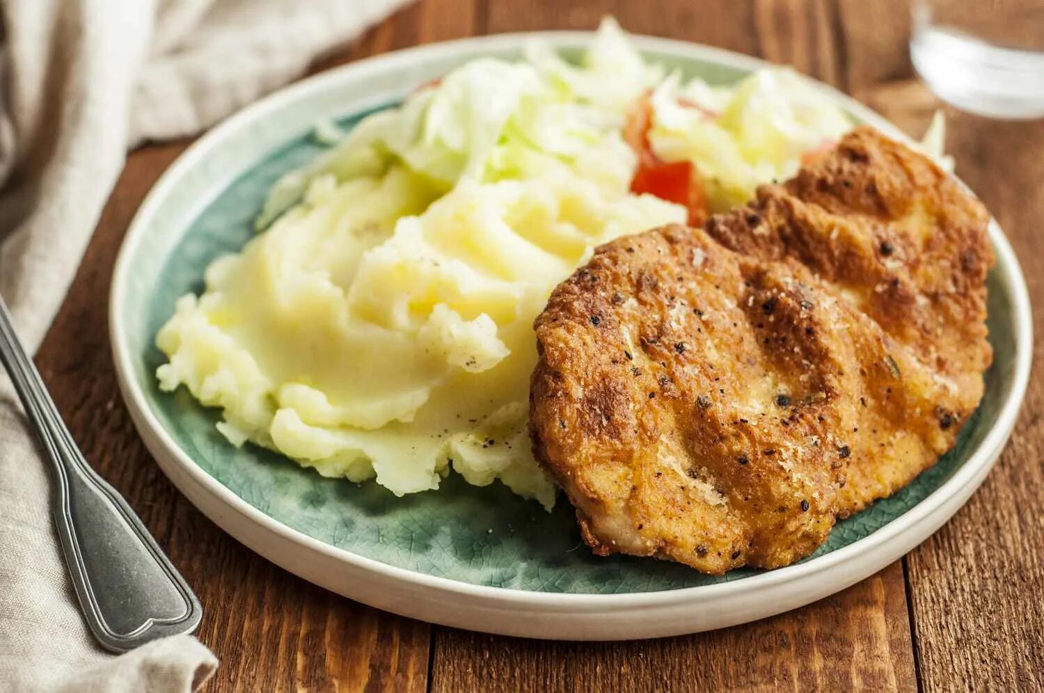 Пюре с котлетами рецепт с фото Simple Fried Chicken Breast Cutlets Recipe