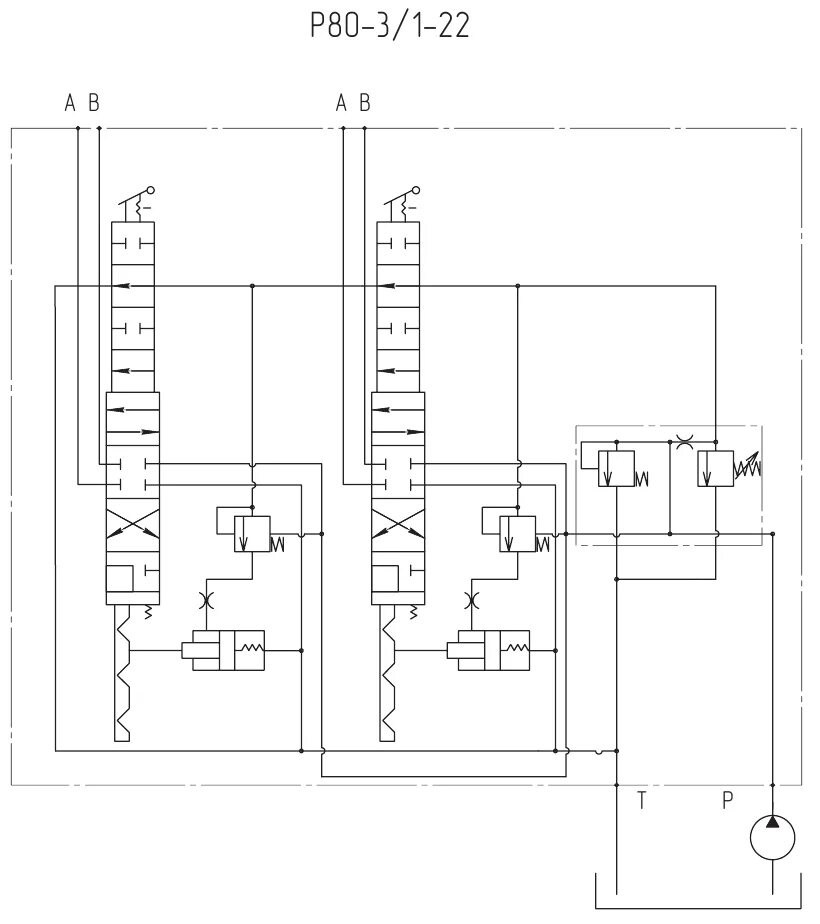 Р80 3 1 22 гидрораспределитель схема подключения Гидрораспределитель Р 80-3/1-111, Р80-3/1-333 - Насосы - Сегодня для Вас
