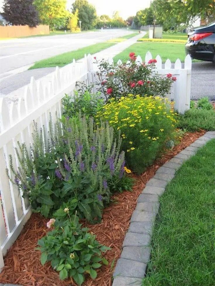 Рабатка в ландшафтном дизайне 50 Gorgeous And Fresh Front Yard Landscaping Ideas For Your Inspiration - Cute H