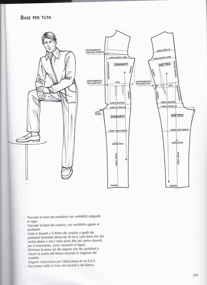 Рабочая одежда выкройка Pin on VOL. 1 LA TECNICA DEI MODELLI DONNA - UOMO Mens sewing patterns, Fashion 