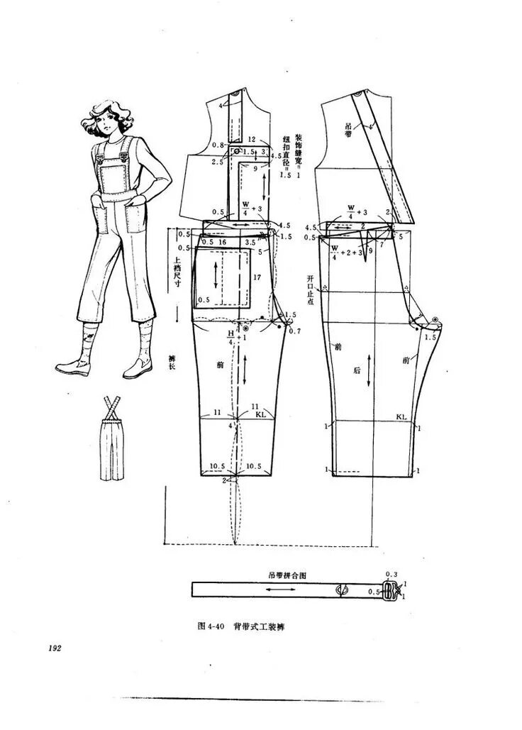 Рабочая одежда выкройка Jumpsuit pattern Sewing design, Barbie clothes patterns, Japanese sewing pattern