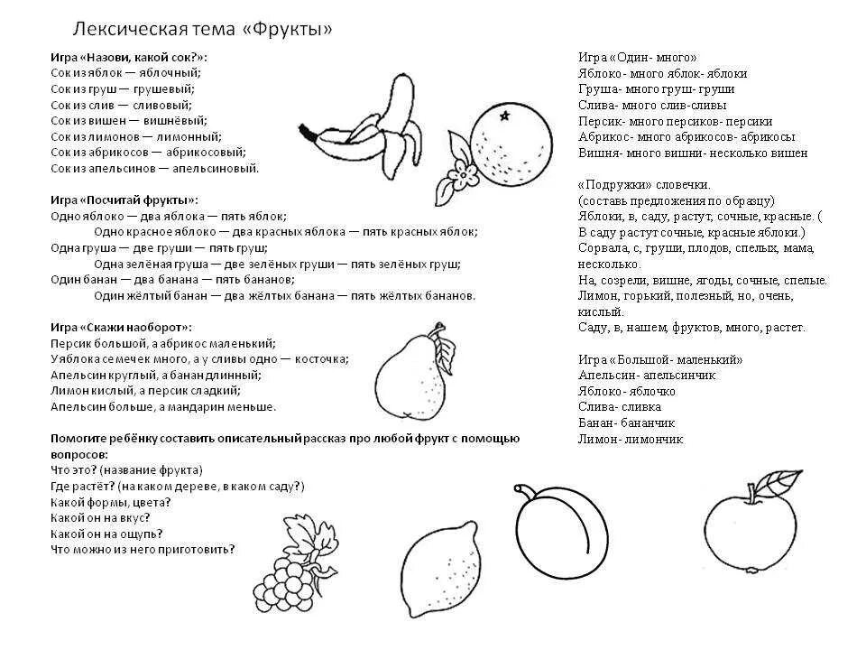 Рабочая тетрадь нищевой старшая группа фрукты фото Предлагаем вашему вниманию новую лексическую тему "Фрукты. Сад". 2023 Группа "Те