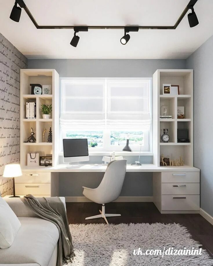 Рабочая зона у окна дизайн фото Adjustable desk, Adequate desk space , Distraction-free zone, Cozy reading corne