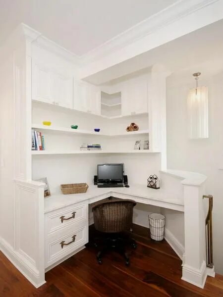 Рабочая зона угловая фото 30 Corner Office Designs and Space Saving Furniture Placement Ideas Office furni