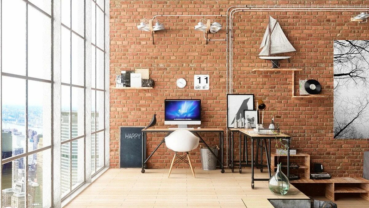 Рабочая зона в стиле лофт 33 Inspiring Industrial Style Home Offices That Sport Beautiful Workspaces Indus