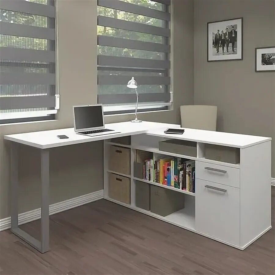 Рабочие столы в стиле фото White Desk Desks Zoro.com