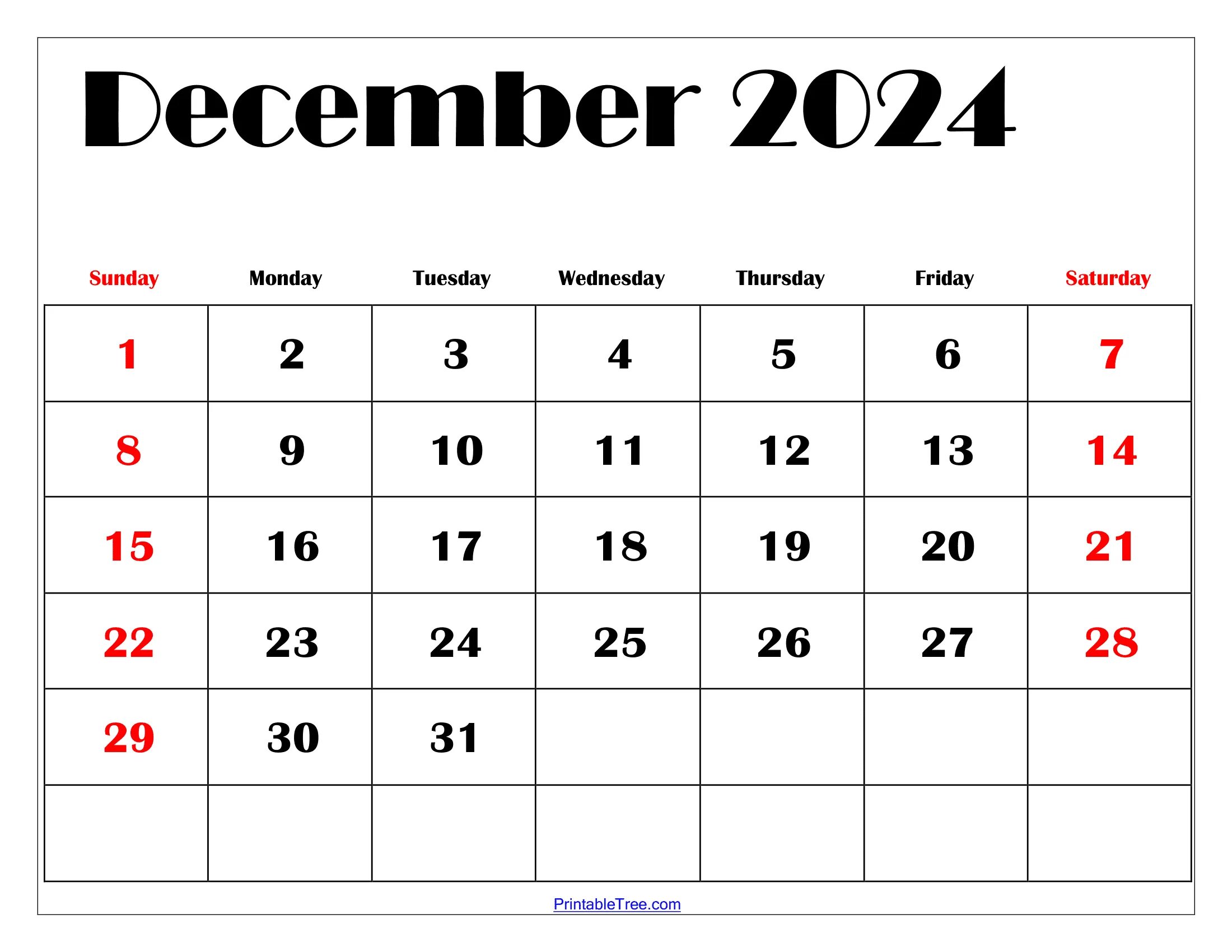 Рабочий календарь на декабрь 2024 года Calendar December 2024