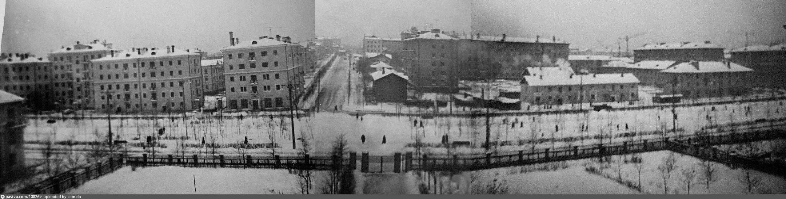 Рабочий поселок москва фото Панорама Измайловского бульвара - Retro photos