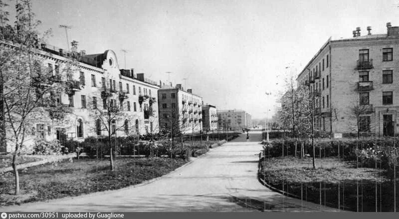 Рабочий поселок москва фото Рабочий посёлок Сталинский. Ул.9 Мая - Retro photos