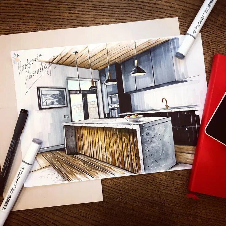 Работа дизайнер интерьера нижний новгород #drawing #интерьерныйскетчинг #interiordesign #interiordesigner #interiorsketch 