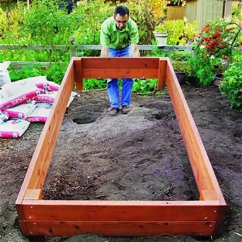 Работа для дачи своими руками Our Easy DIY Guide to Building a Raised Garden Bed Building a raised garden, Law