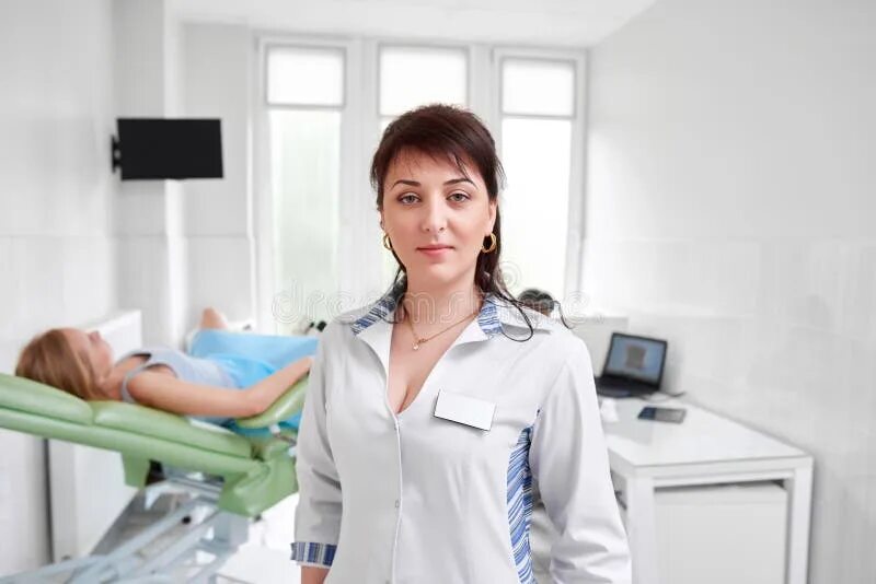 Работа гинеколога фото Professional Gynecologist Examining Her Patient Stock Image - Image of checkup, 