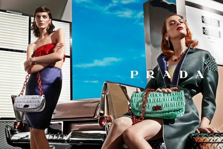 Работа реклама фото Pin on PRADA Steven meisel, Ad campaign, Prada spring