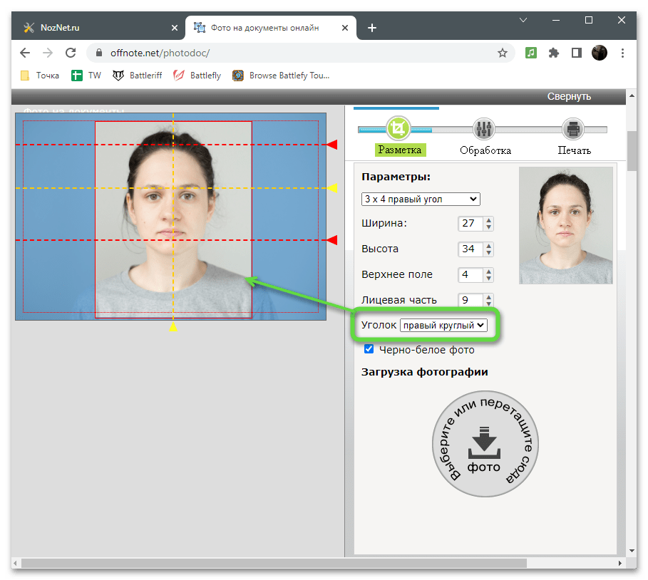 Работа с фото на документы онлайн Программа для обрезки фотографий на документы