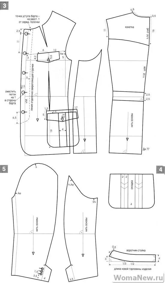 Работа с выкройкой мужского пиджака Выкройка мужского пиджака. WomaNew.ru - уроки кройки и шитья! Jacket pattern sew