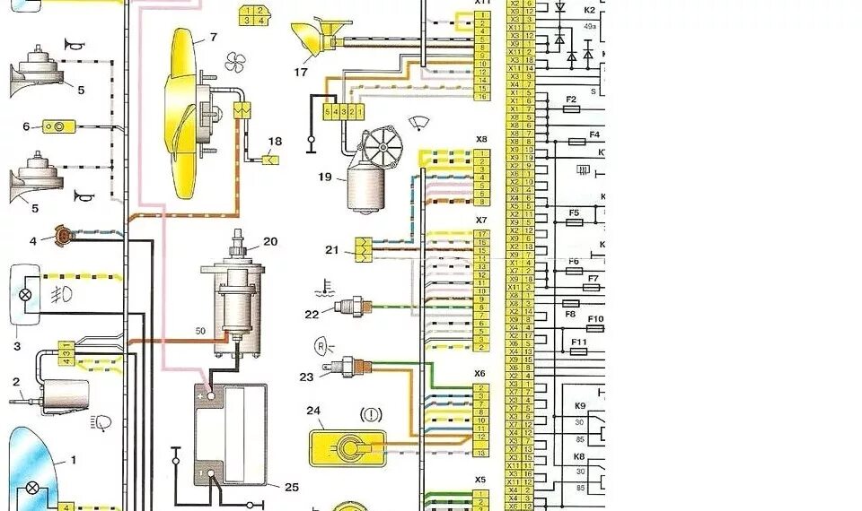 Работа схемы ваз 2114 Свет под капотом. - Lada 2114, 1,5 л, 2005 года электроника DRIVE2