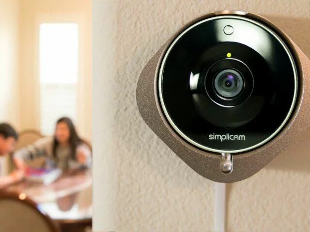 Работа скрытых камер фото Simplicam WiFi Security Camera with Face Detection - GetdatGadget Wireless home 