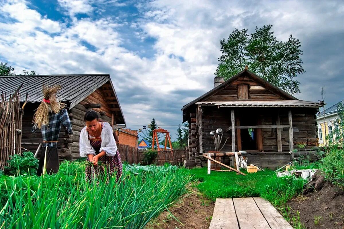 Работа в деревне фото Federal State Statistics Service reported that 16% of house farms in the country