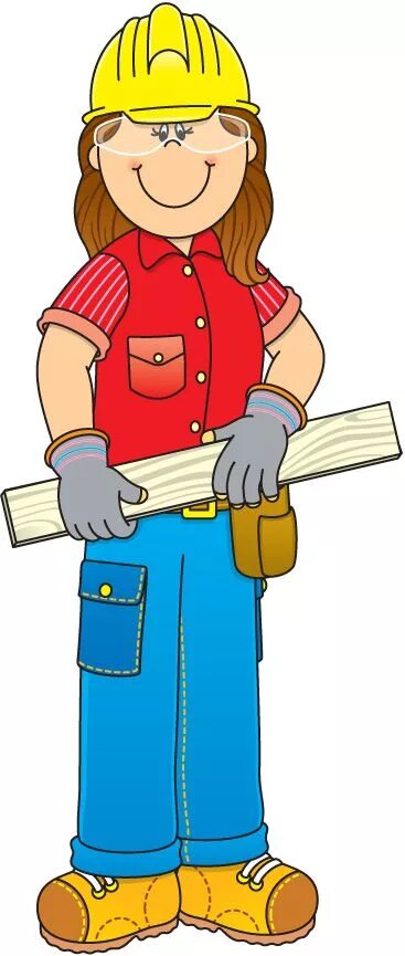 Работник картинка для детей Construction Worker Clipart Clipart Panda - Free Clipart Images Community helper