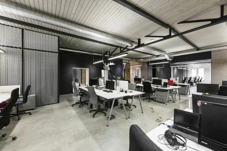 Работники дизайн студии Gallery of Inspired UM" Office / Prusta - 12 Corporate office design, Office int