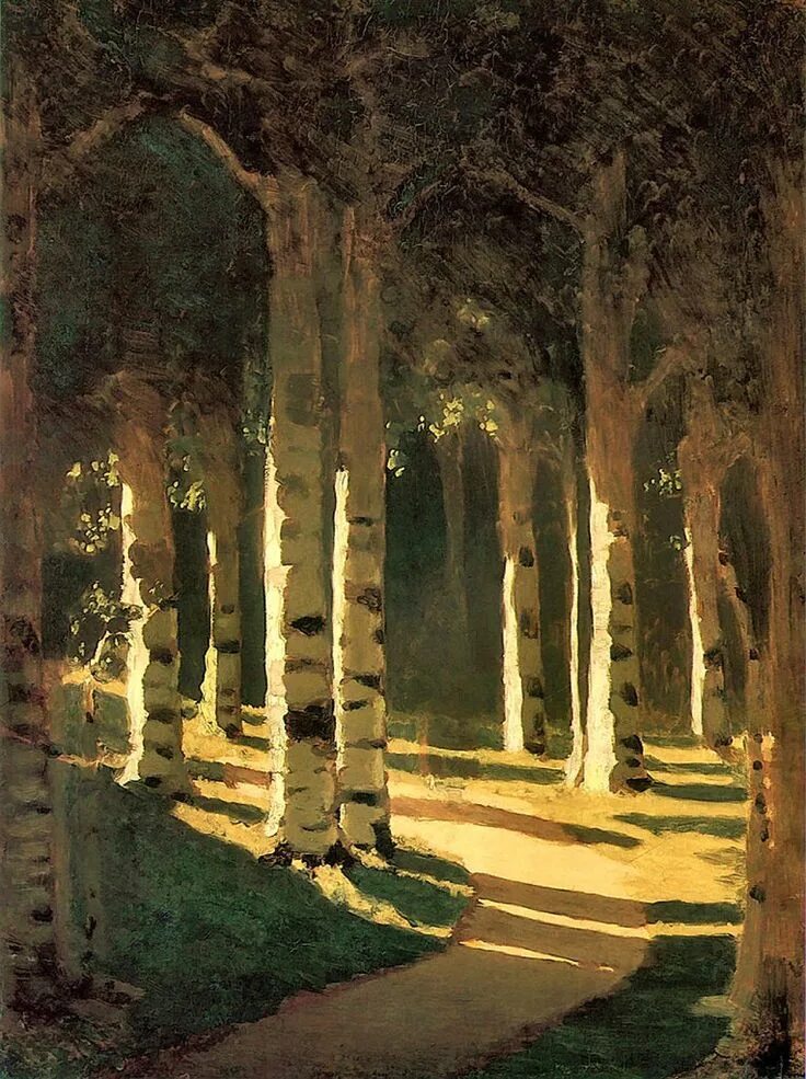 Работы архипа куинджи фото kuindzhi, arkhip - Sunlight in a Park Landscape artist, Painting, Artwork painti